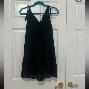 aerie black dress, size small